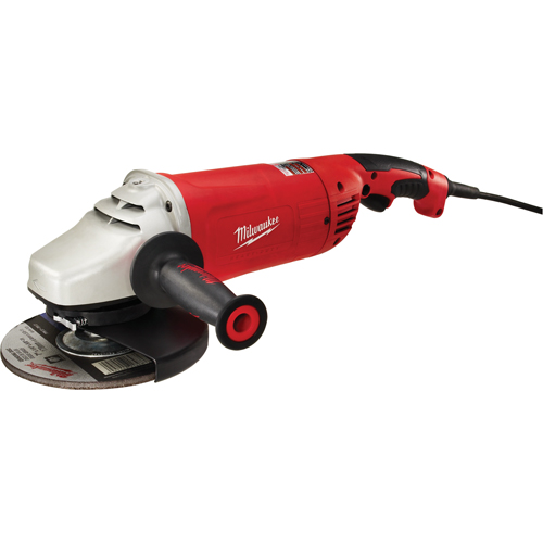 Meuleuse &agrave; angle large et prise g&acirc;chette avec verrou, 7"/9", 120 V, 15 A, 6000 Tr/min Nuna Depot Inc.