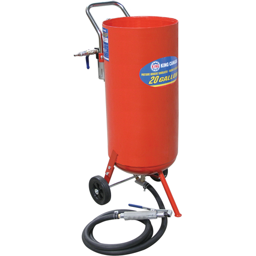 Machines de sablage &agrave; jet, 6-25 pi³/min, R&eacute;servoir de 16,6 gal. (20 gal. US) Nuna Depot Inc.