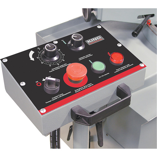 Scies &agrave; ruban &agrave; pivot &agrave; vitesse variable pour le m&eacute;tal, Horizontal, Capacit&eacute; de coupe Rond 10" et rectangulaire 10" x 18" Nuna Depot Inc.