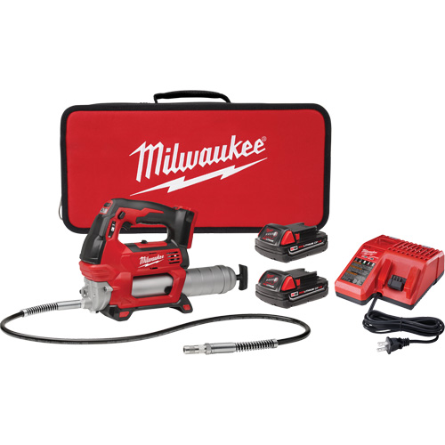 M18 Cordless 2-Speed Grease Gun Kit, Lithium-Ion, 18 V Nuna Depot Inc.