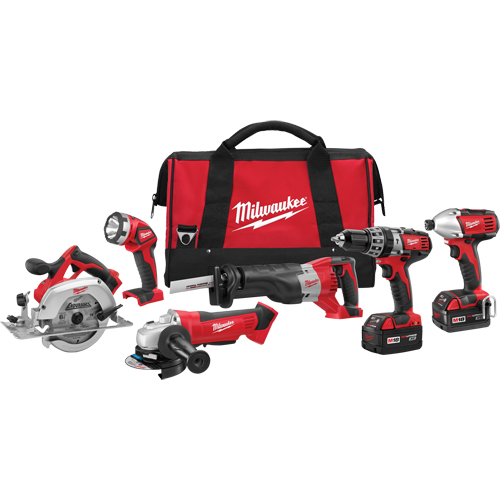 Trousse combin&eacute;e &agrave; 6 outils sans fil M18, Lithium-ion, 18 V Nuna Depot Inc.