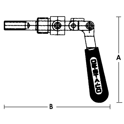 Crampons articul&eacute;s droits - S&eacute;rie 601, Capacit&eacute; de 5/8" (15,875 mm), Force de serrage de 100 lb Nuna Depot Inc.