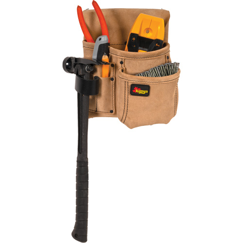 Half Carpenter Apron, Multiple Tool Holder, Leather, 4 Pockets Nuna Depot Inc.
