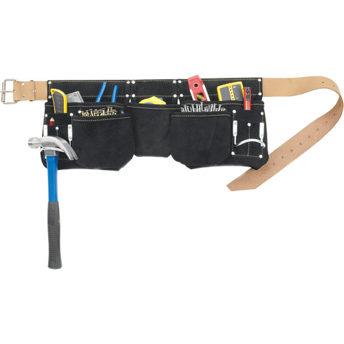 Ceintures &agrave; outils pour apprenti menuisier, Cuir, Noir Nuna Depot Inc.