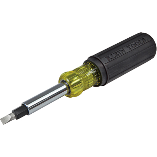 Heavy-Duty Multi-Bit Screwdriver/Nut Driver, 7-9/10" L, Cushion Grip Handle Nuna Depot Inc.