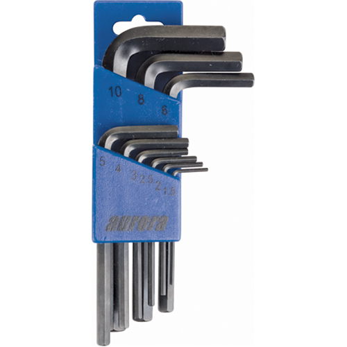 Hex Key Pouch Set, 9 Pcs., Metric Nuna Depot Inc.