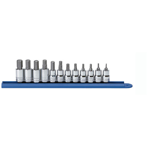 Metric Socket Set, Hex, 3/8" Drive, 12 Pcs Nuna Depot Inc.
