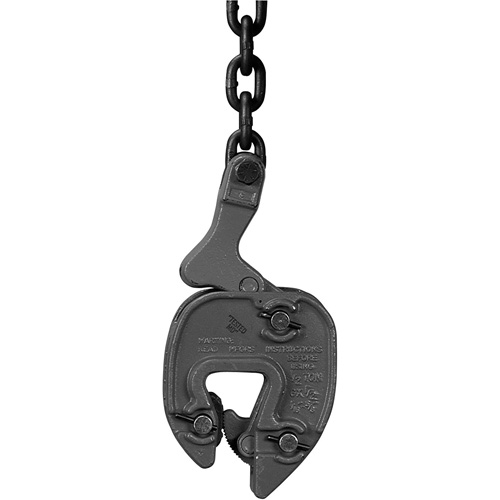 GX Plate Clamp with Chain Connector, 1000 lbs. (0.5 tons), 1/16" - 5/16" Jaw Opening Nuna Depot Inc.