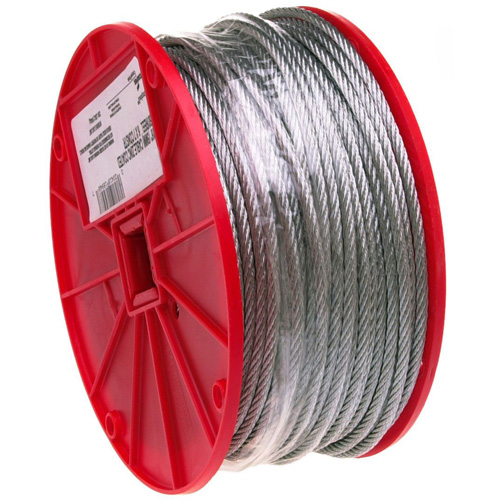 Wire Cable, 200' (60.96 m) x 5/16", 1960 lbs. (0.98 tons), Galvanized Nuna Depot Inc.
