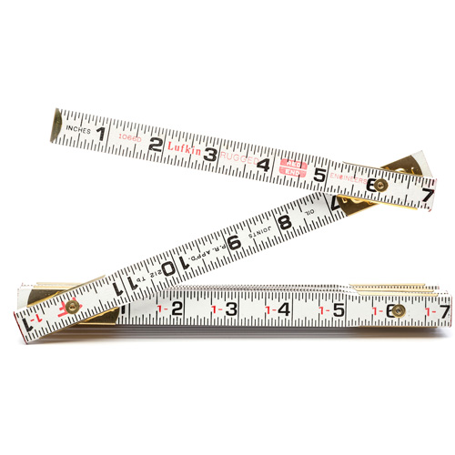 R&egrave;gle en bois pliante, 6' lo, Bois, Graduations de 1/6" Nuna Depot Inc.