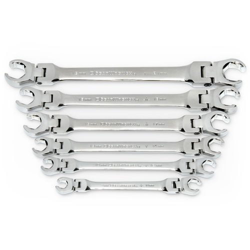Wrench Set, Flare Nut/Flex Head, 6 Pieces, Metric Nuna Depot Inc.