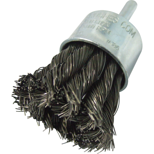 Brosses mont&eacute;es &agrave; fils nou&eacute;s, 1" dia., dia. Des fils 0,014", Tige 1/4" Nuna Depot Inc.