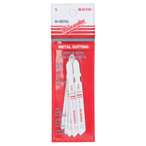 Lame de scie sauteuse, Bim&eacute;tal, Tige en T, 3" lo, 24 dents par pouce Nuna Depot Inc.