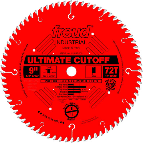 TCS Industrial Saw Blade - Crosscut & Finishing, 9", 72 Teeth, Wood Use Nuna Depot Inc.