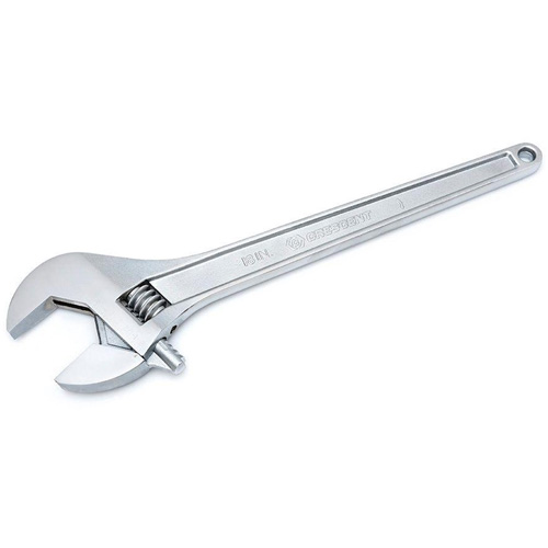 Adjustable Tapered Handle Wrench - Carded, 18" L, 2-1/16"/53 mm Max Width, Chrome/Polished Nuna Depot Inc.