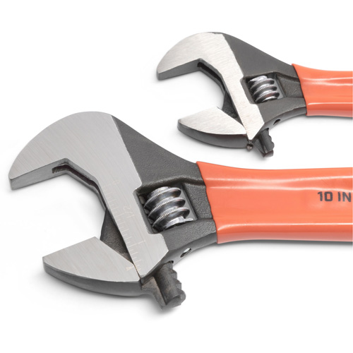 Black Oxide Wrench Set with Cushion Grips, Adjustable, 2 Pieces, Imperial and Metric Nuna Depot Inc.