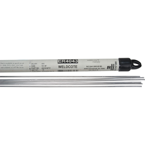 36" Cut Length TIG Rods, 1/8", Aluminum Nuna Depot Inc.
