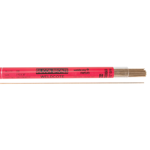 Baguettes pour soudage TIG en longueurs de 36", 1/16", Bronze silicon&eacute; Nuna Depot Inc.