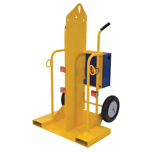Chariot pour chalumeau et bouteille de soudage, Roues Pneumatique, Base de 24" la x 19-1/2" lo, 500 lb Nuna Depot Inc.