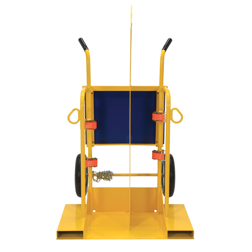 Chariot pour chalumeau et bouteille de soudage, Roues Pneumatique, Base de 24" la x 19-1/2" lo, 500 lb Nuna Depot Inc.