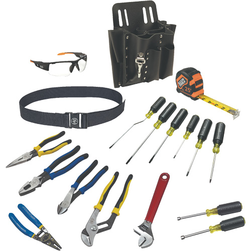 Journeyman Tool Set with Tool Belt and Leather Pouch, 18 Pieces Nuna Depot Inc.