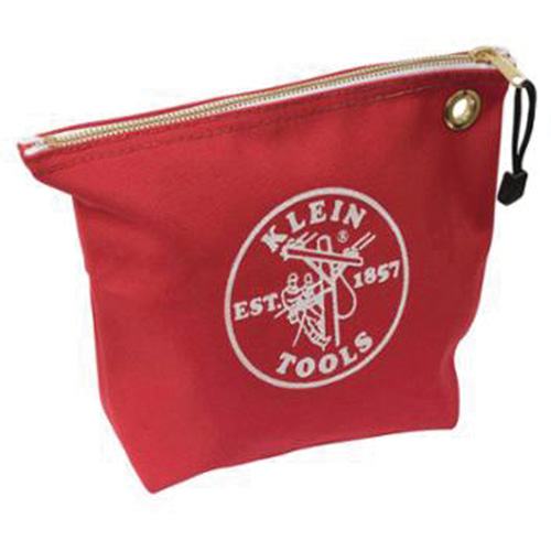 Pochette &agrave; outils &agrave; fermeture &eacute;clair, Toile, 1 pochettes, Rouge Nuna Depot Inc.