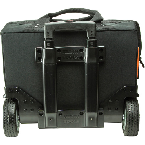 Tradesman Pro Rolling Tool Bag, Ballistic Polyester, 24 Pockets, Black/Orange Nuna Depot Inc.