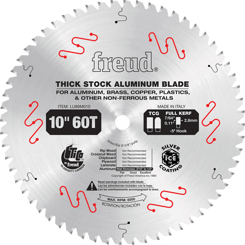 Lames de scie industrielle, 10", 72 dents, Pour Non ferreux Nuna Depot Inc.