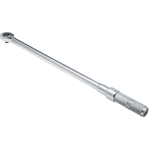 Ratcheting Head Micrometer Torque Wrench, Click, 1/2" Square Drive, 50 - 250 lbf. Ft Nuna Depot Inc.