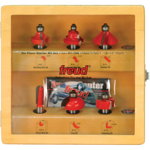 Starter Router Bit Set with 1/2" Shanks Nuna Depot Inc.