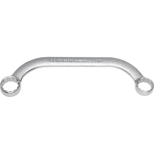 Box End Wrench, 12 Point, 5/8"/9/16", 15° Offset, Plain Finish Nuna Depot Inc.
