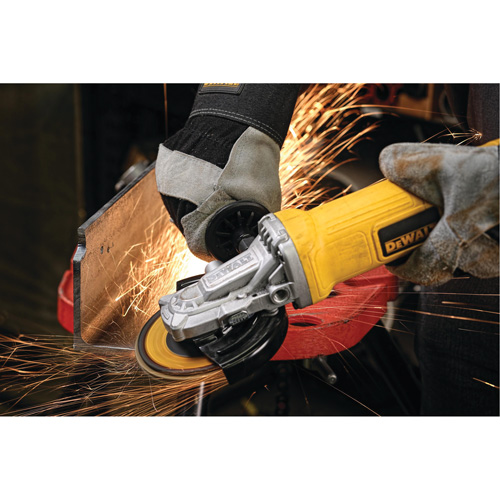 Petite meuleuse d'angle avec interrupteur &agrave; palette, 4-1/2", 120 V, 9 A, 12 000 Tr/min Nuna Depot Inc.