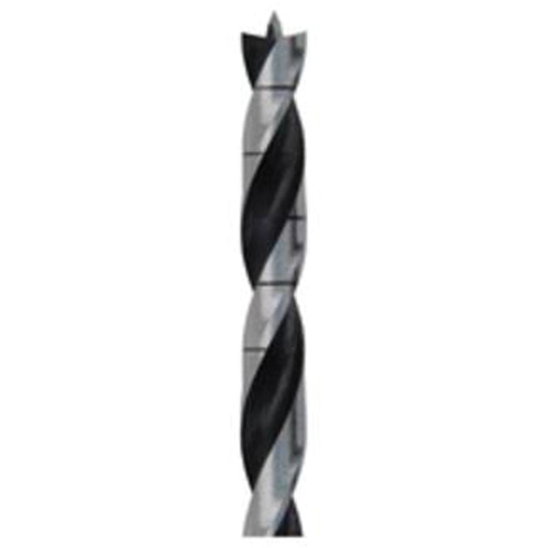 Brad Point Wood Bit, 1/2", 6" Length, 3/8" Shank Nuna Depot Inc.