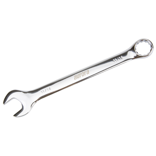 Combination Wrench, 12 Point, 11/16", Chrome Finish Nuna Depot Inc.
