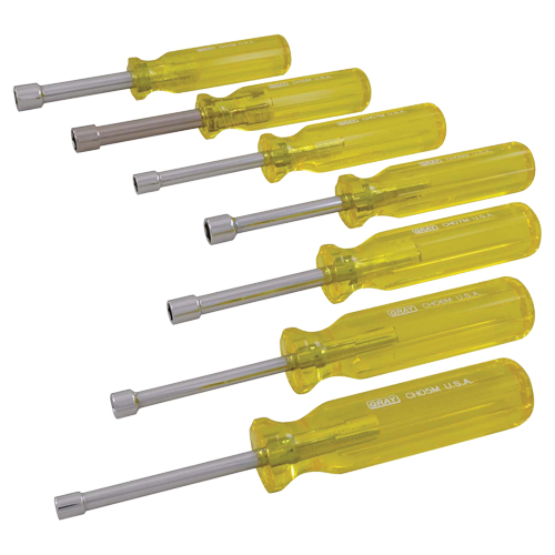 Nut Driver Set, 7, Non Magnetic, Metric Nuna Depot Inc.