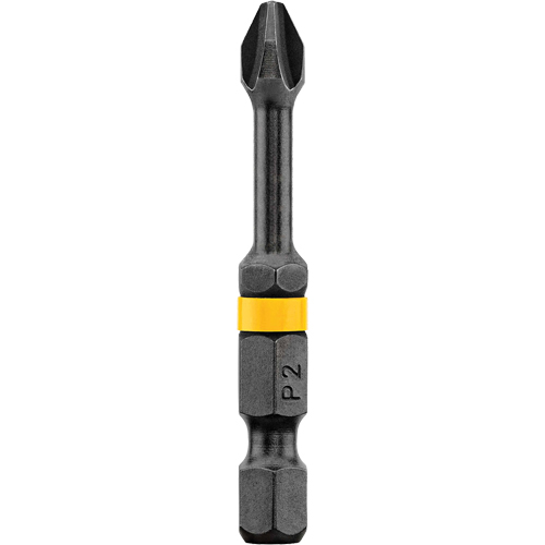 Embout Impact Ready no 2 Phillips 2' de Dewalt, Phillips, Embout #2, Prise 1/4", Longueur 2" Nuna Depot Inc.