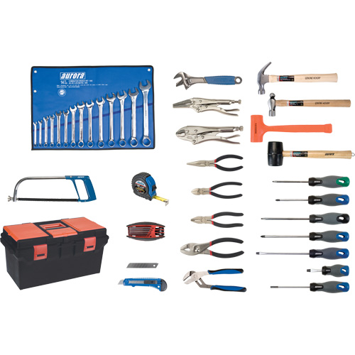 Deluxe Tool Set with Plastic Tool Box, 56 Pieces Nuna Depot Inc.