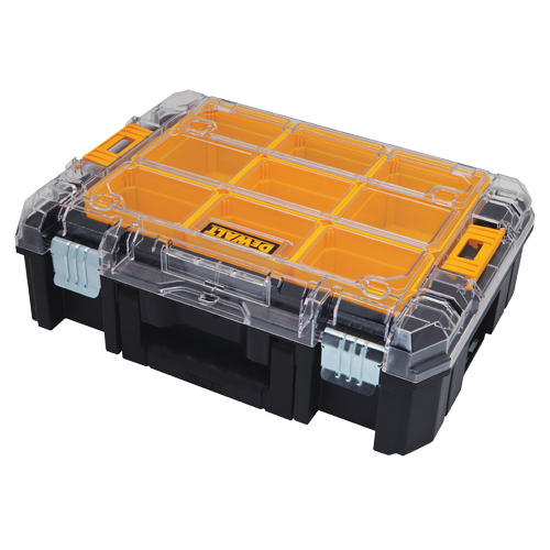 Organisateur avec couvercle transparent TSTAK V, 17-1/4" x 13" x 6", Noir Nuna Depot Inc.