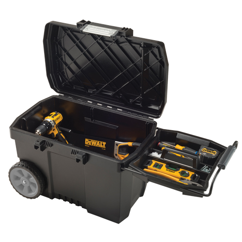 Contractor Chest, 15-19/32" W x 24-13/16" D x 16-1/2" H, Black Nuna Depot Inc.
