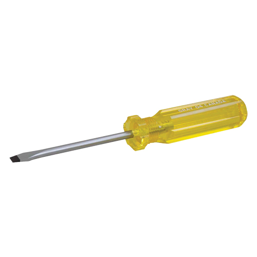 Slotted Screwdriver, 3/8", 12-1/2" L, Plastic Handle Nuna Depot Inc.