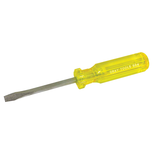 Slotted Screwdriver, 1/4", 8-1/4" L, Plastic Handle Nuna Depot Inc.