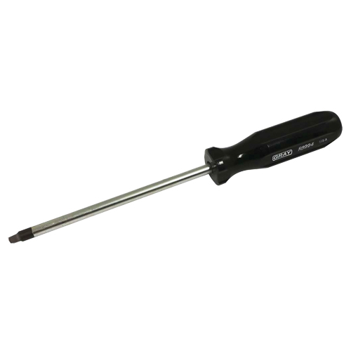 Tournevis &agrave; pointe carr&eacute;e, Tige de #4, Ronde, 9-3/4" lo, Prise en Plastique Nuna Depot Inc.