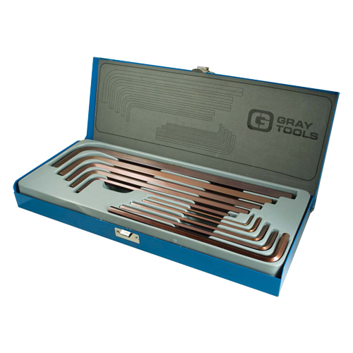 Extra Long Arm Hex Key Set, 10 Pcs., Imperial Nuna Depot Inc.