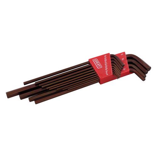 Extra Long Arm Hex Key Set, 13 Pcs., Imperial Nuna Depot Inc.