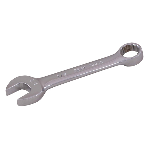 Stubby Combination Wrench, 12 Point, 6 mm, Chrome Finish Nuna Depot Inc.