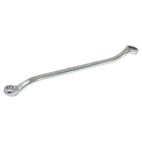 Box End Wrench, 12 Point, 12 mm x 13 mm, 15° Offset, Chrome Finish Nuna Depot Inc.
