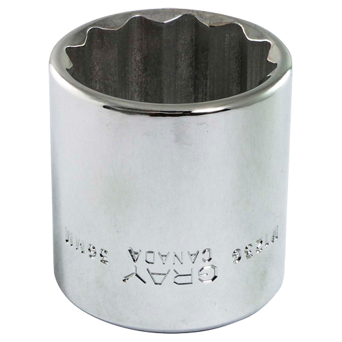 Socket, 13 mm, 1/2" Drive, 12 Points Nuna Depot Inc.
