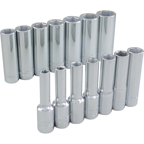 Socket Set, 14 Pcs, 3/8" Drive Size, Deep Nuna Depot Inc.