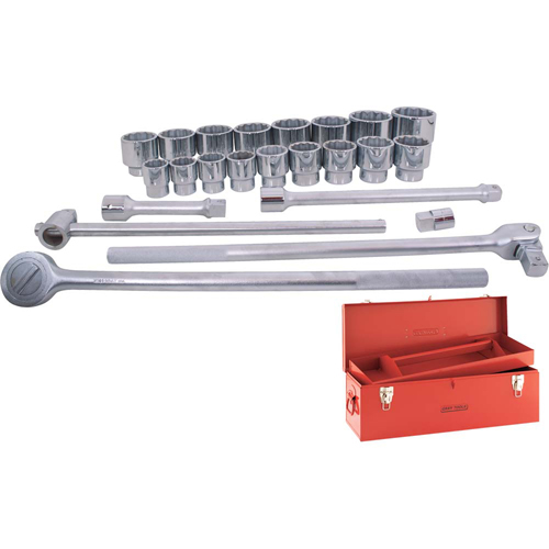 Socket & Attachment Set, 24 Pcs, 1" Drive Size Nuna Depot Inc.