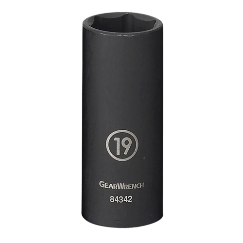 Socket, Impact, 13 mm, 3/8" Drive, 6 Points, Deep Nuna Depot Inc.